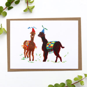 Kaart feestalpaca’s