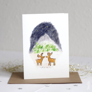 Kerstkaart Gelukkig samen