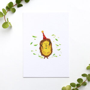 Kaart feest egel