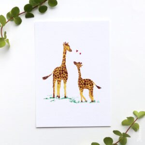 Kaart giraffes