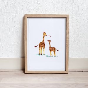 Print giraffes (A4)