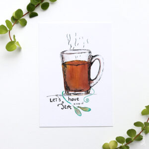 Kaart kop thee