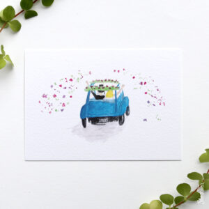 Kaart trouwauto