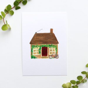 Kaart knus huisje
