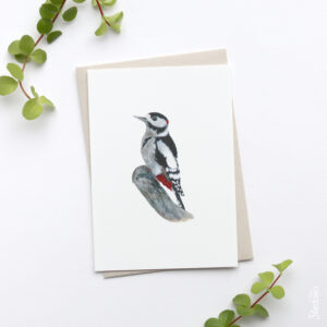 Kaart grote bonte specht