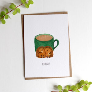 Kaart tijd voor thee