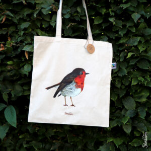 Katoenen tas roodborstje
