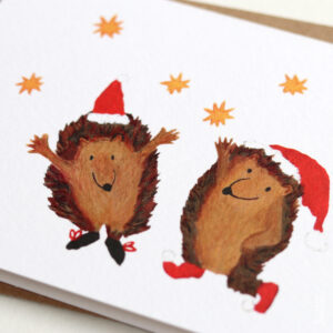 Kerstkaart lichtpuntjes