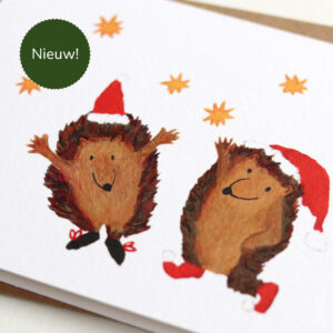 Kerstkaart lichtpuntjes