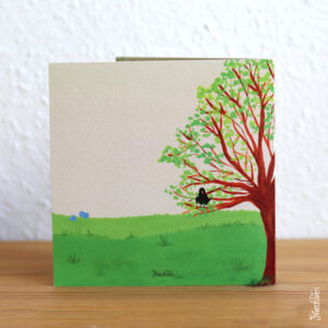 Ontwerp op maat - geboortekaart (achterkant)