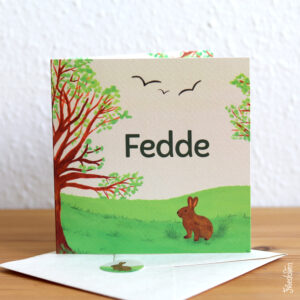 Ontwerp op maat - geboortekaart (voorkant)